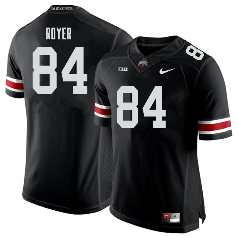 Ohio State Buckeyes #84 Joe Royer College Football Jerseys Sale-Black